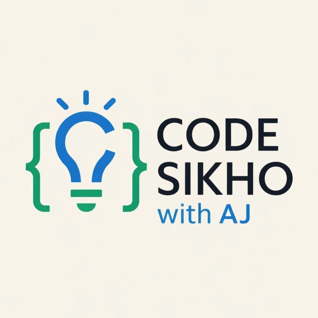 Code Sikho with AJ official logo